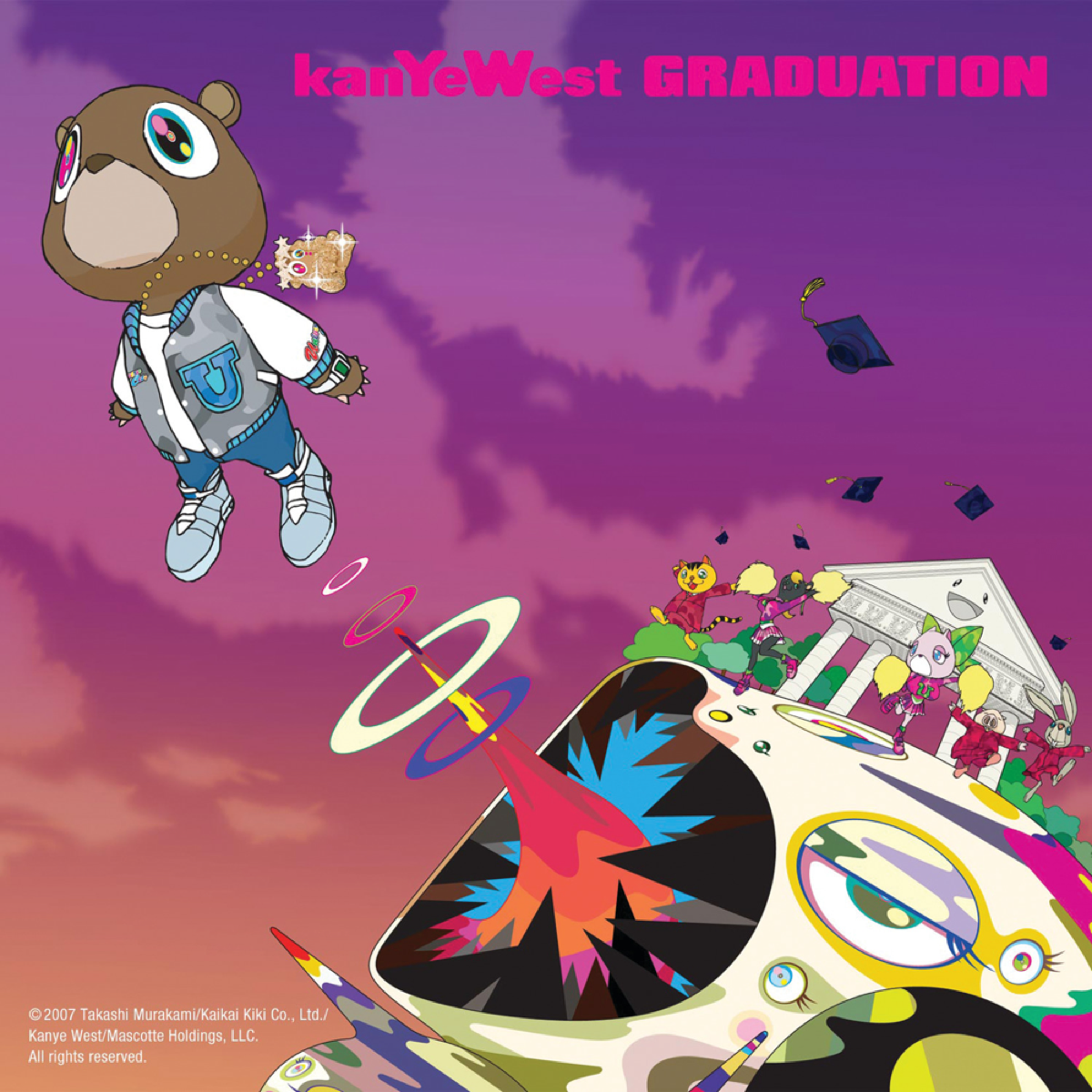 Album art for "Graduation" by Kanye West