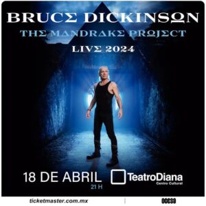 Watch BRUCE DICKINSON Perform In Guadalajara, Mexico