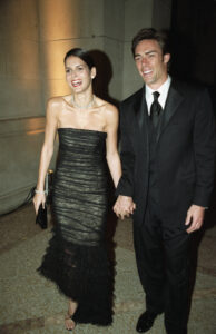 Angie Harmon and Jason Sehorn began dating in the '90s