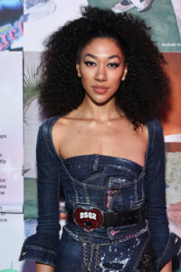 Aoki Lee Simmons attends Y2K Core Presented by Android at Wynwood Studio on December 08, 2023, in Miami, Florida