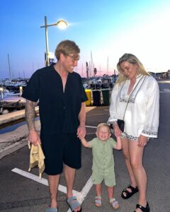 Georgia and Tommy with their son Brody
