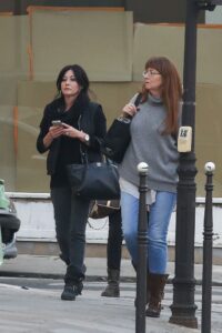 Shannen Doherty and her mother Rosa Doherty in Paris, France in 2014.