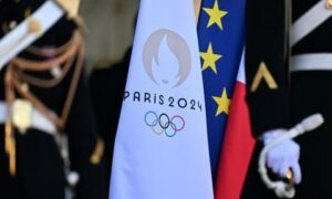 Ahead of Paris 2024 Summer Olympic Games at the Elysee Palace