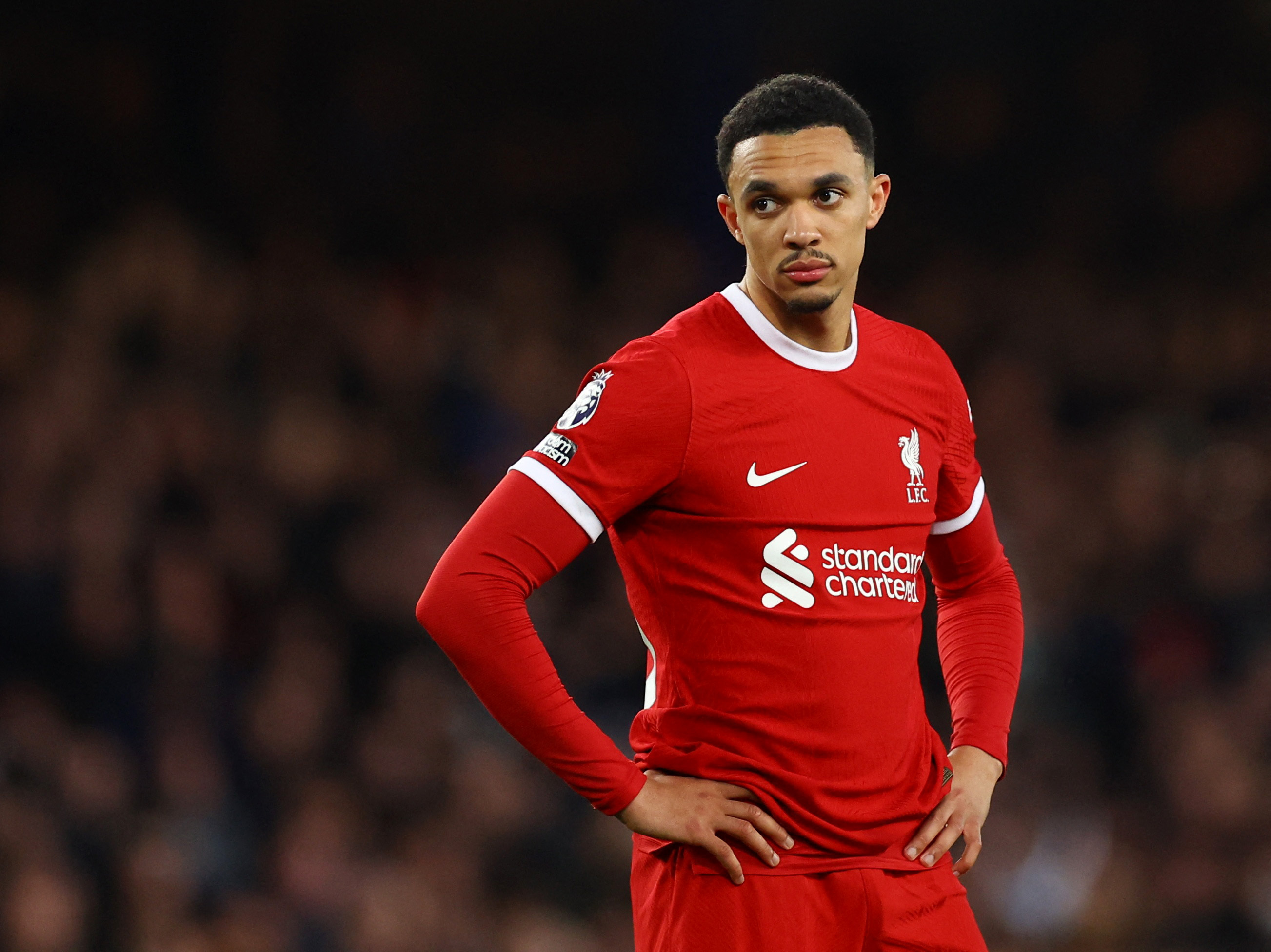 Alexander-Arnold is still chasing the Prem title with Liverpool