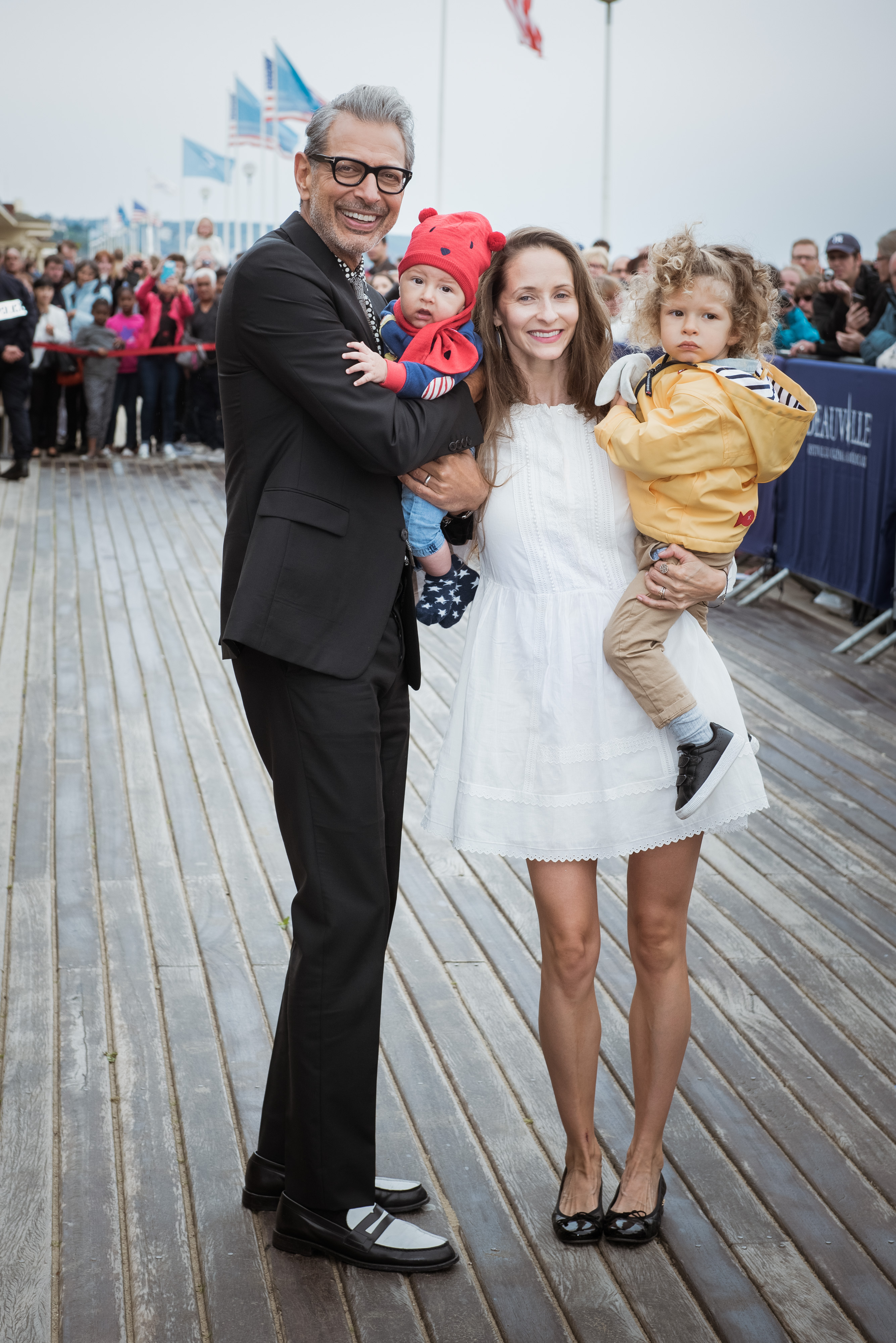 Jeff Goldblum and Emilie Livingston announced both of their sons' births on social media