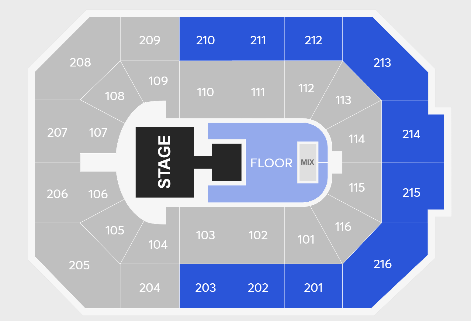 Fans need a presale code to unlock floor seating but there are Official Platinum tickets available in the upper bowl