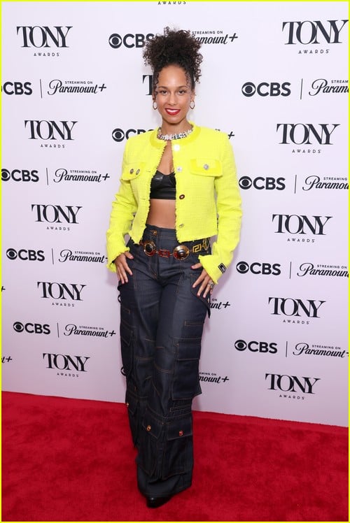 Alicia Keys at the Tony Nominees event