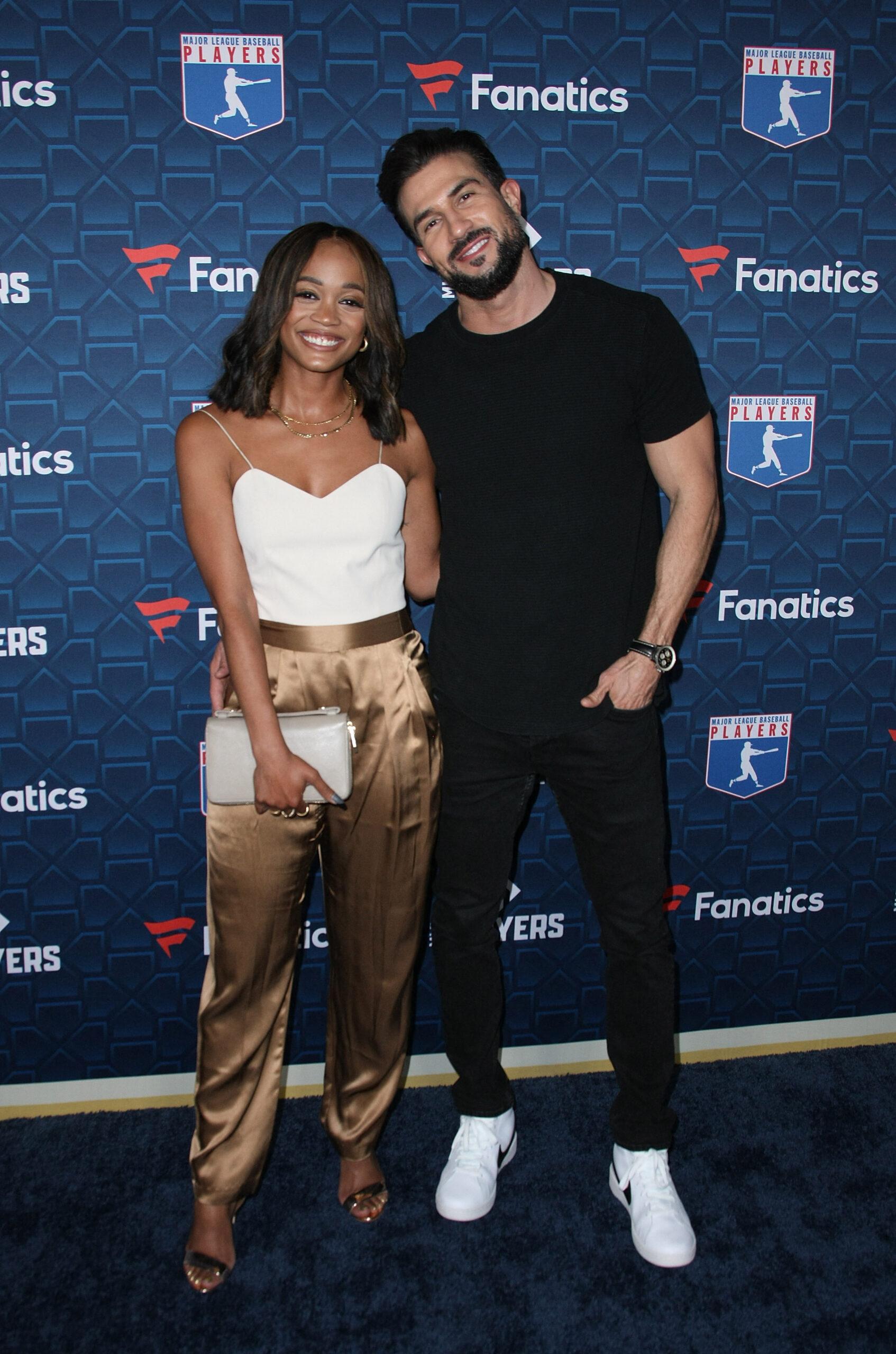 Rachel Lindsay and Bryan Abasolo at The Players Party hosted by MLBPA and Fanatics