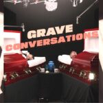 Dastmalchian Grave Conversations Talk Show takes Place in Coffins