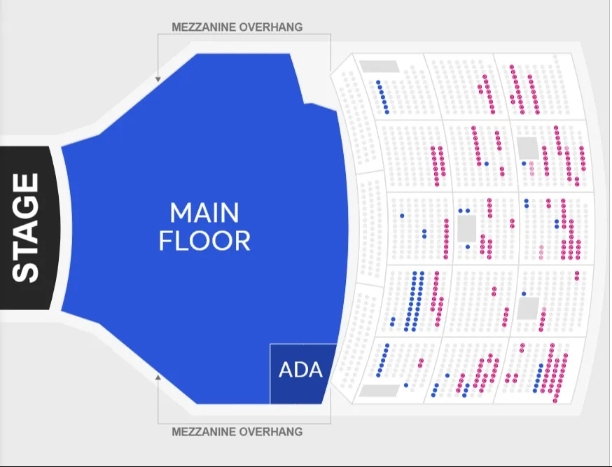 Floor tickets are priced at $70, mezzanine seats are $210, while upper mezzanine tickets are $55