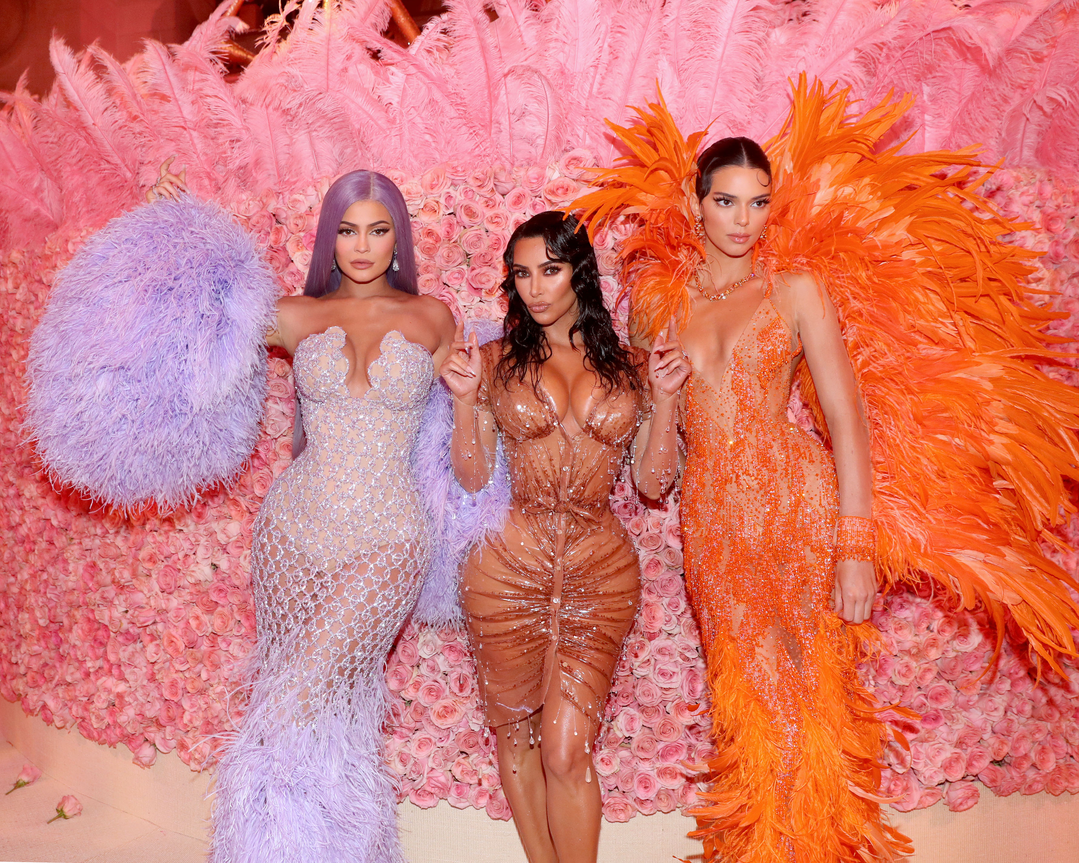 Kim and her sisters, Kylie and Kendall Jenner, all attended last year's gala
