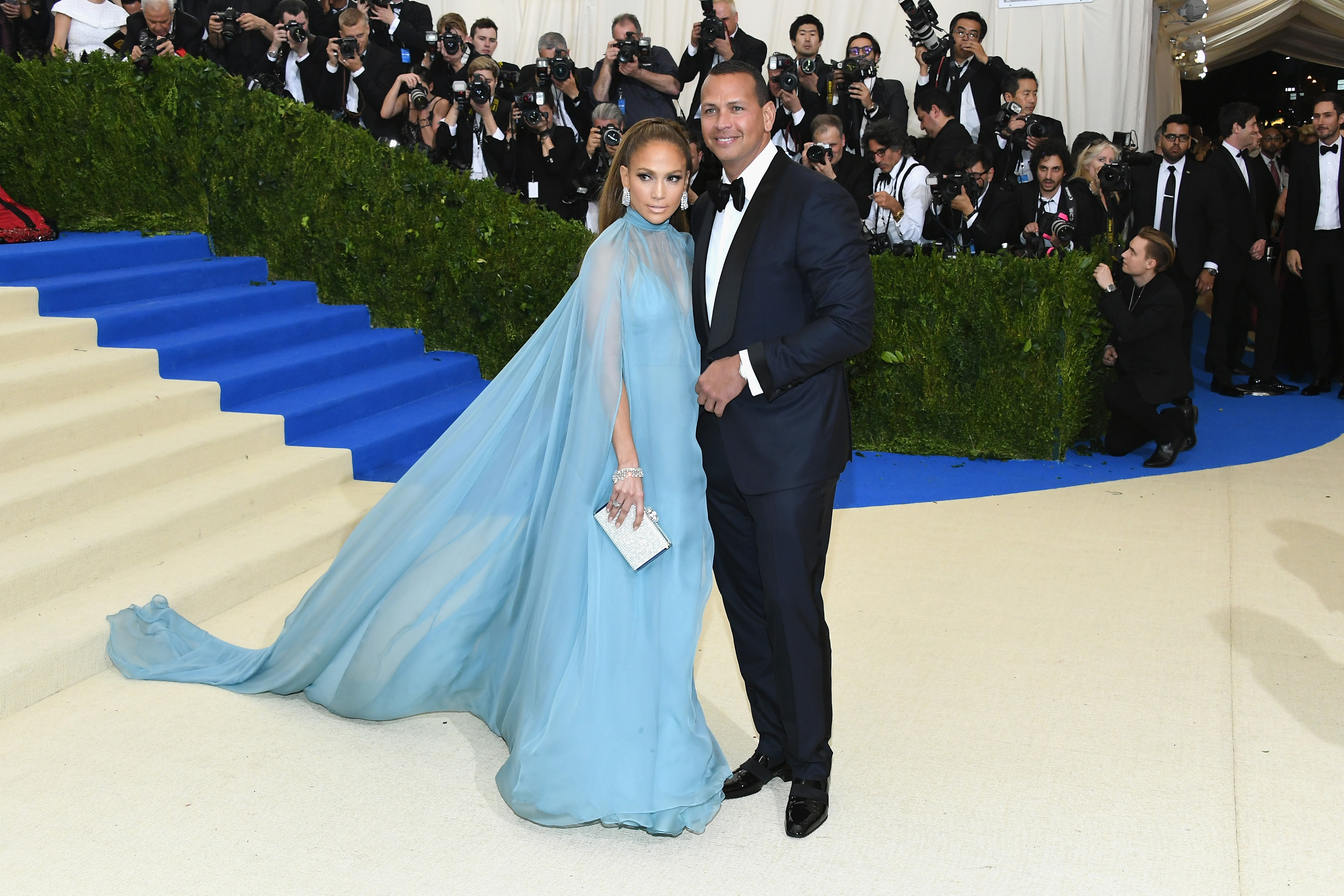Jennifer Lopez and Alex Rodriguez attended in 2017 before calling off their engagement
