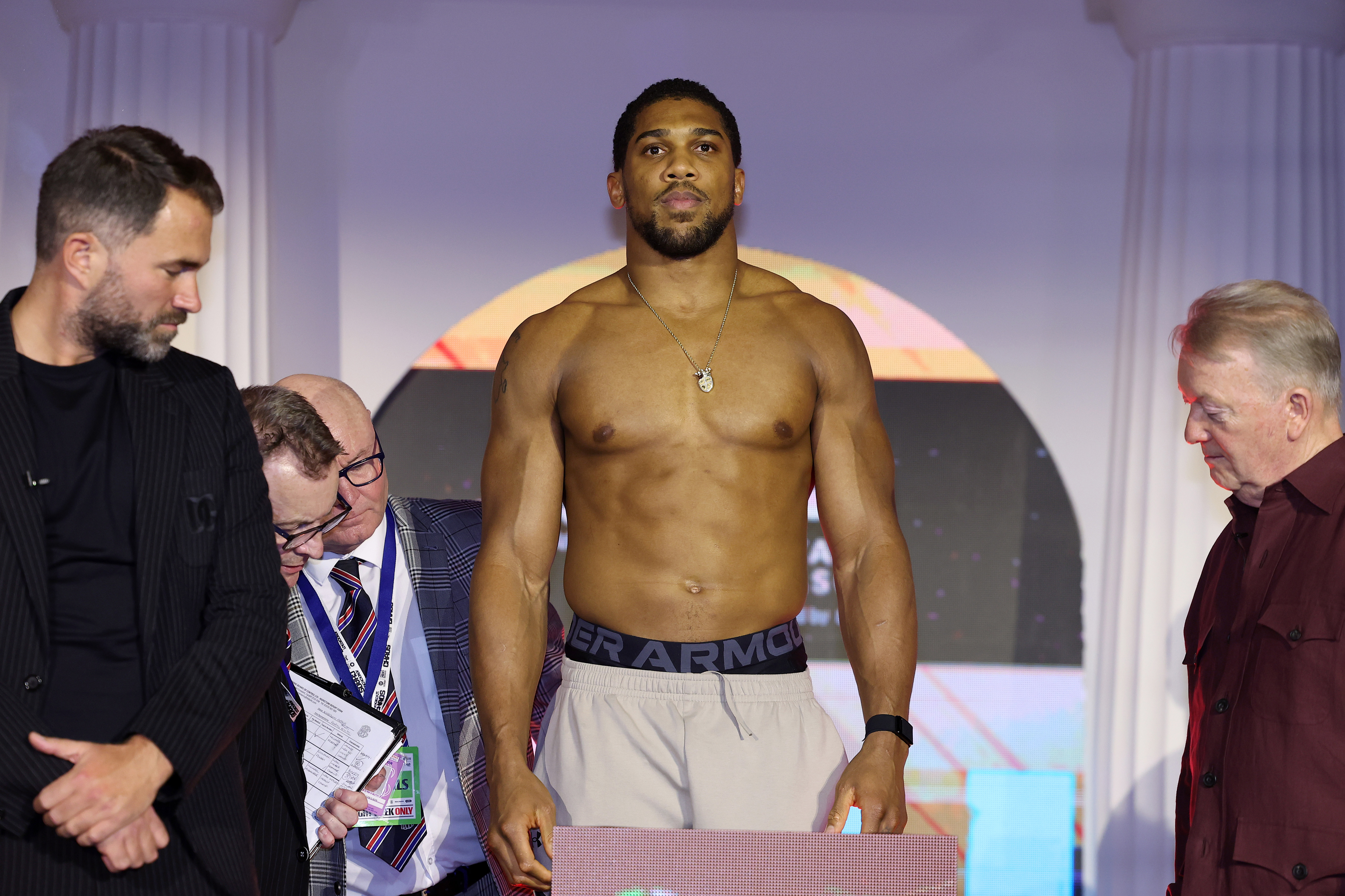 Anthony Joshua used to fight at 240lb