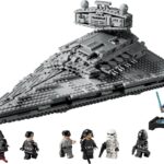 LEGO Imperial Star Detroyer built with minifigs in front