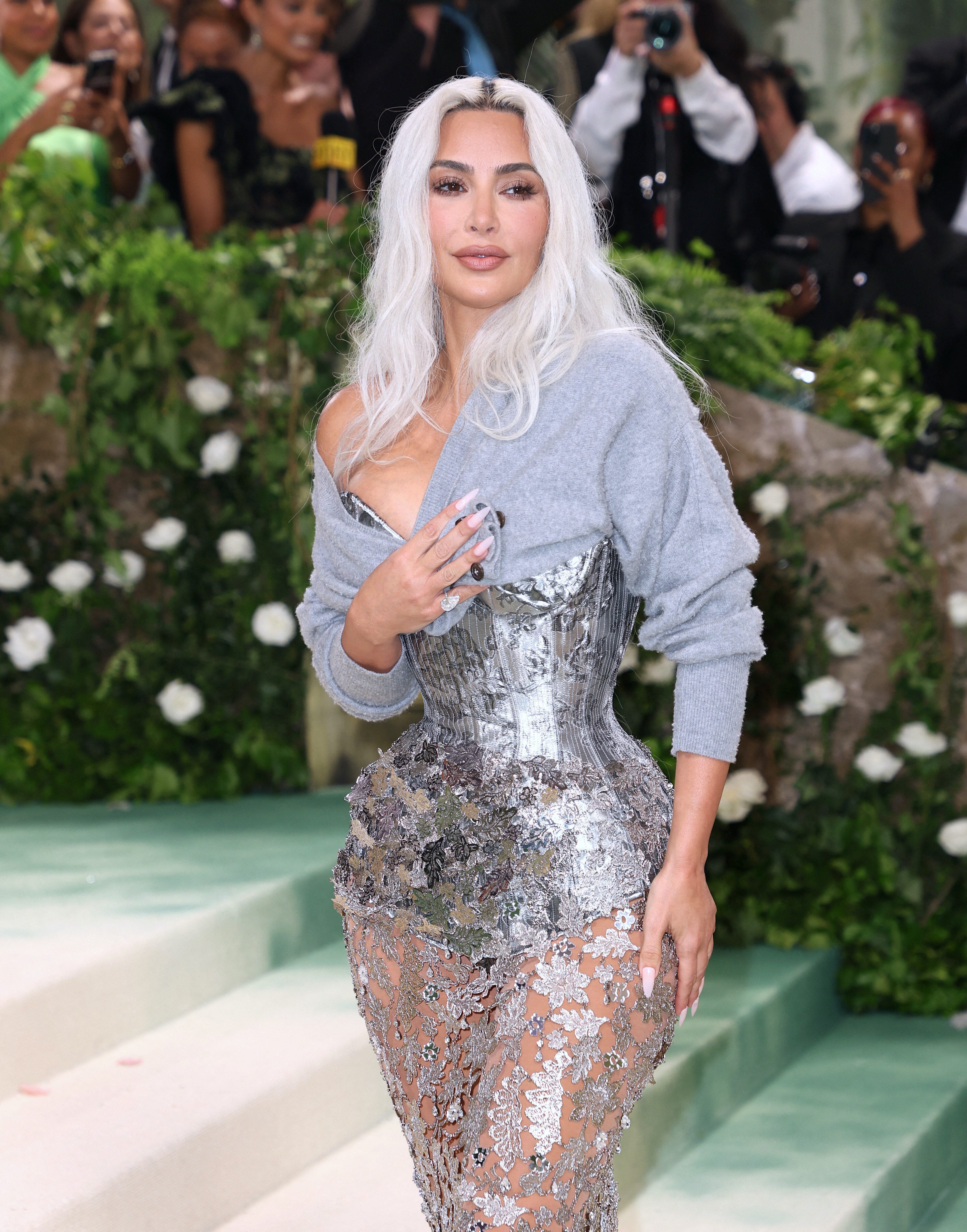 Kim's appearance on the roast came shortly before she attended this year's Met Gala on Monday in a custom Margiela by John Galliano ensemble