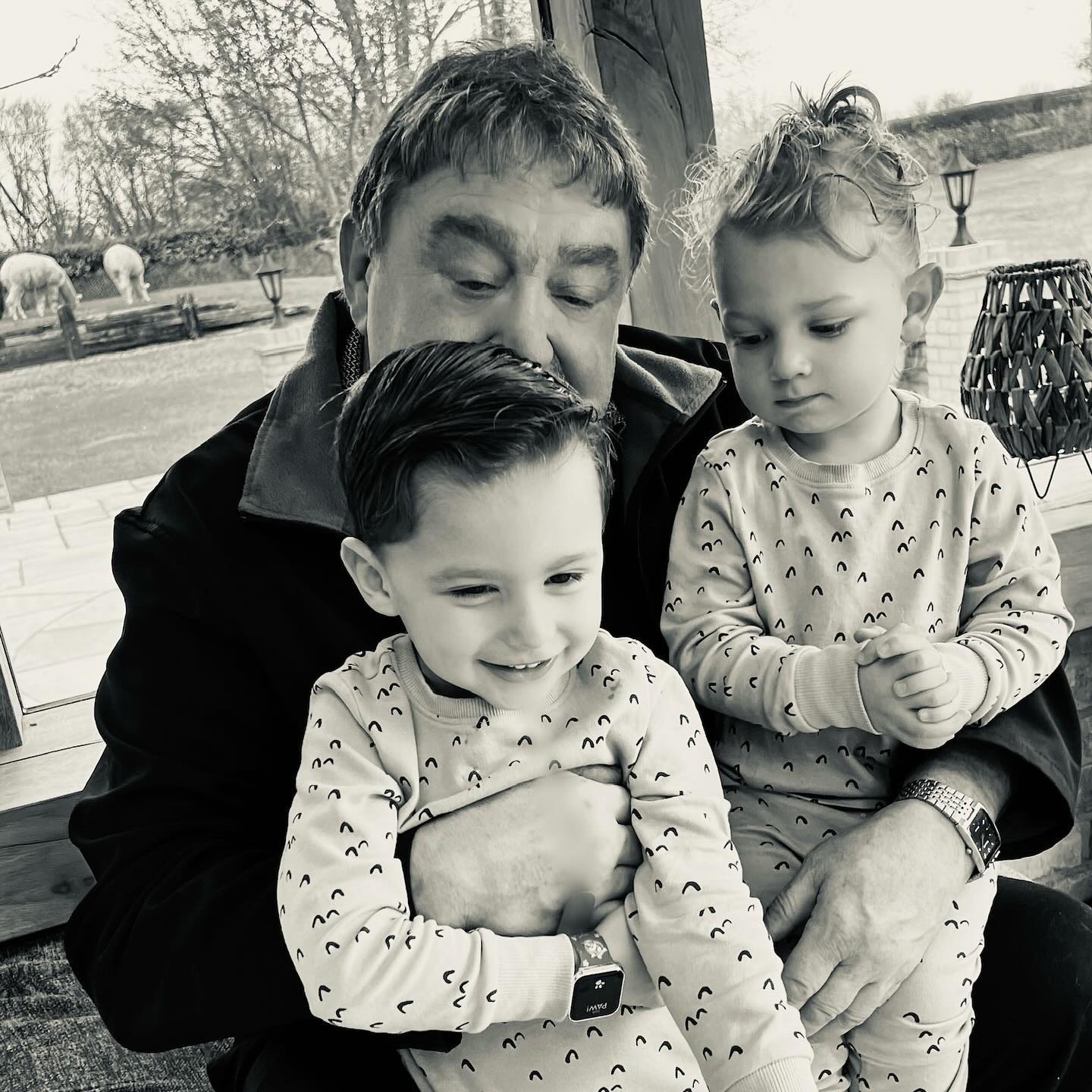 She shared a heap of sweet snaps of Alan and her family