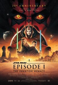 The 25th anniversary theatrical poster for Star Wars: Episode One: The Phantom Menace, by Matt Ferguson.