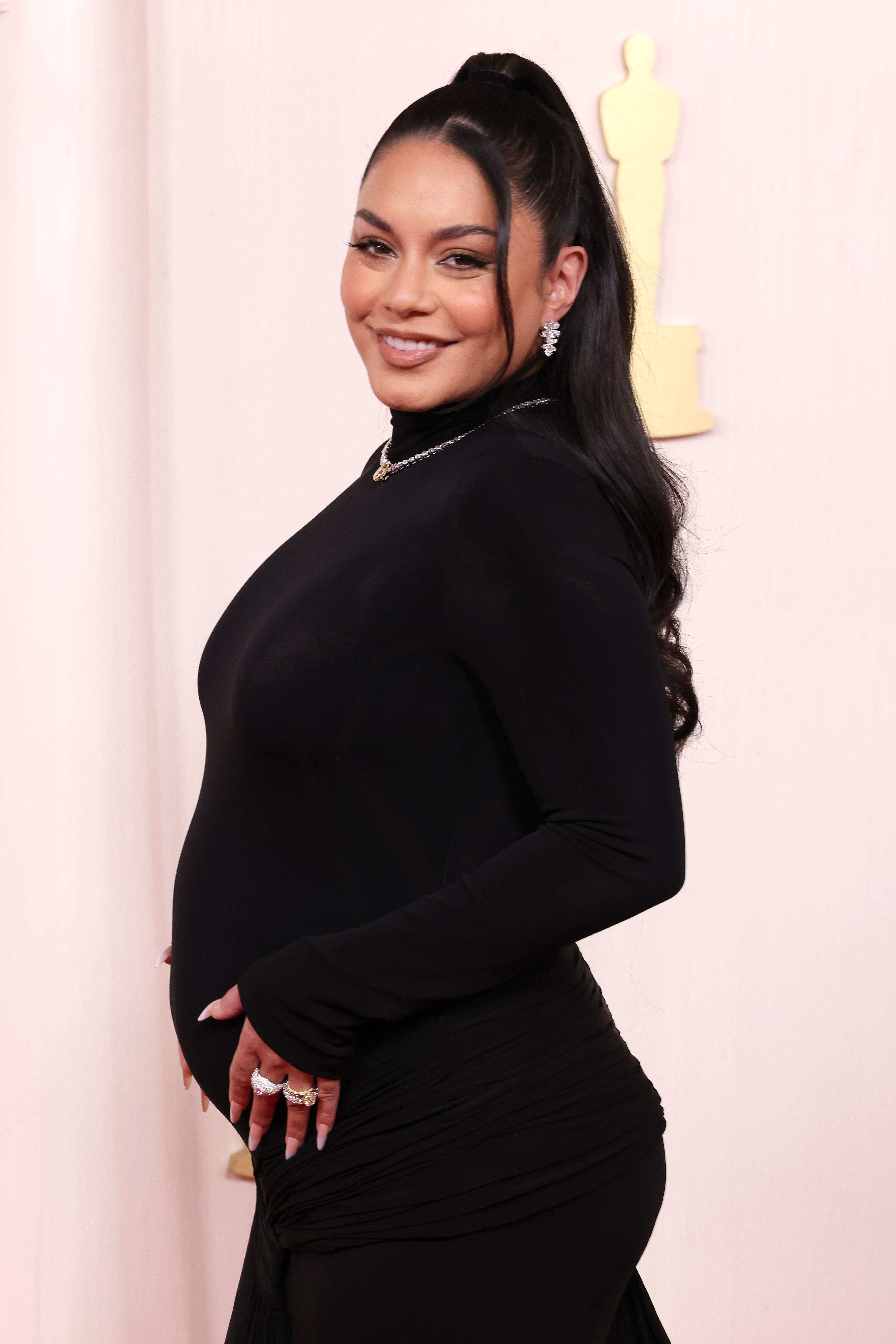 The High School Musical star revealed that she was pregnant at the 2024 Oscars.