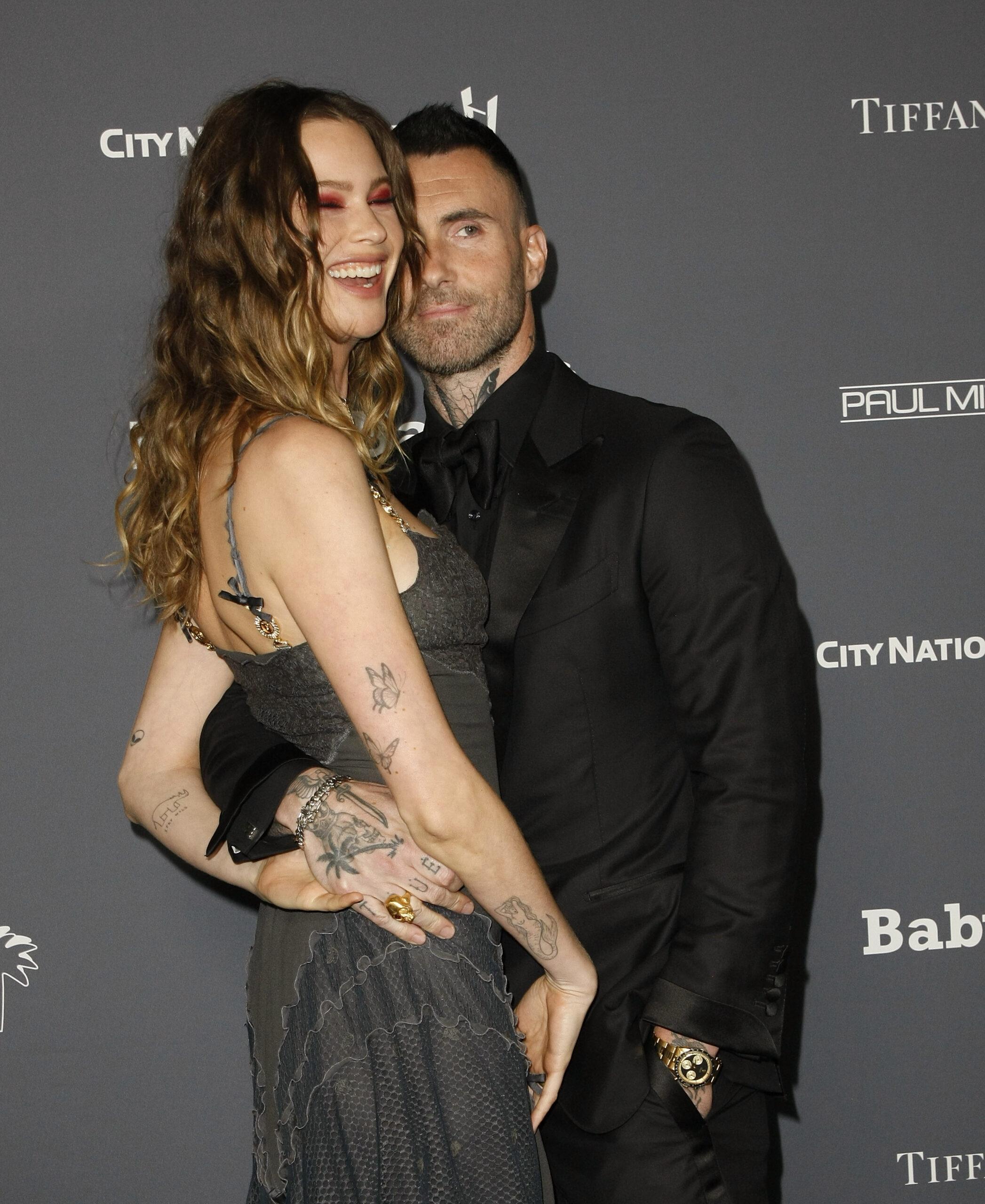 Adam Levine and Behati Prinsloo