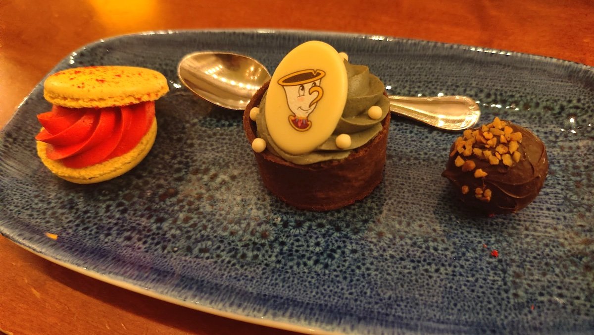 Three Beauty and the Beast themed desserts