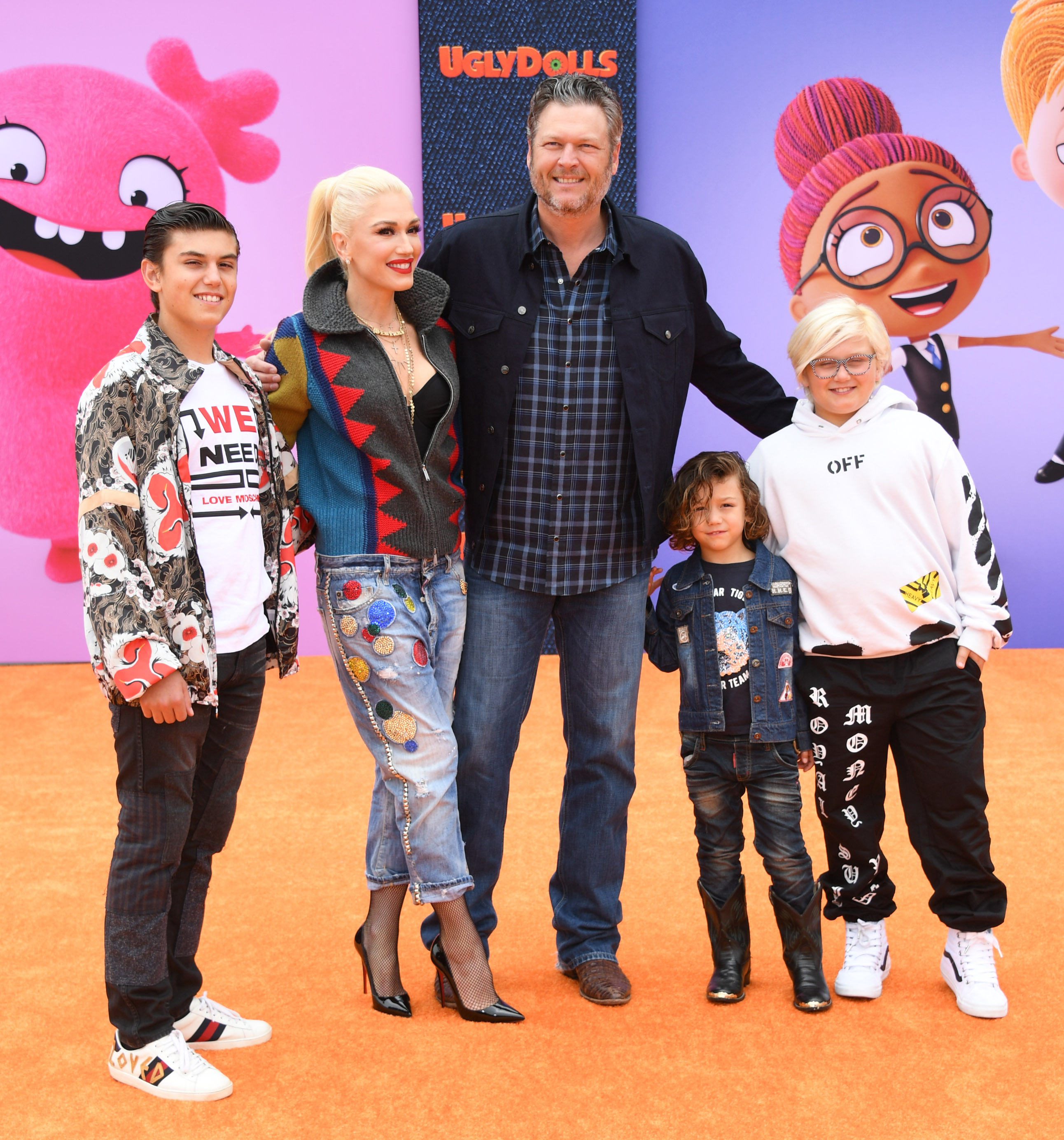 Gwen has three sons from her previous marriage to Gavin Rossdale