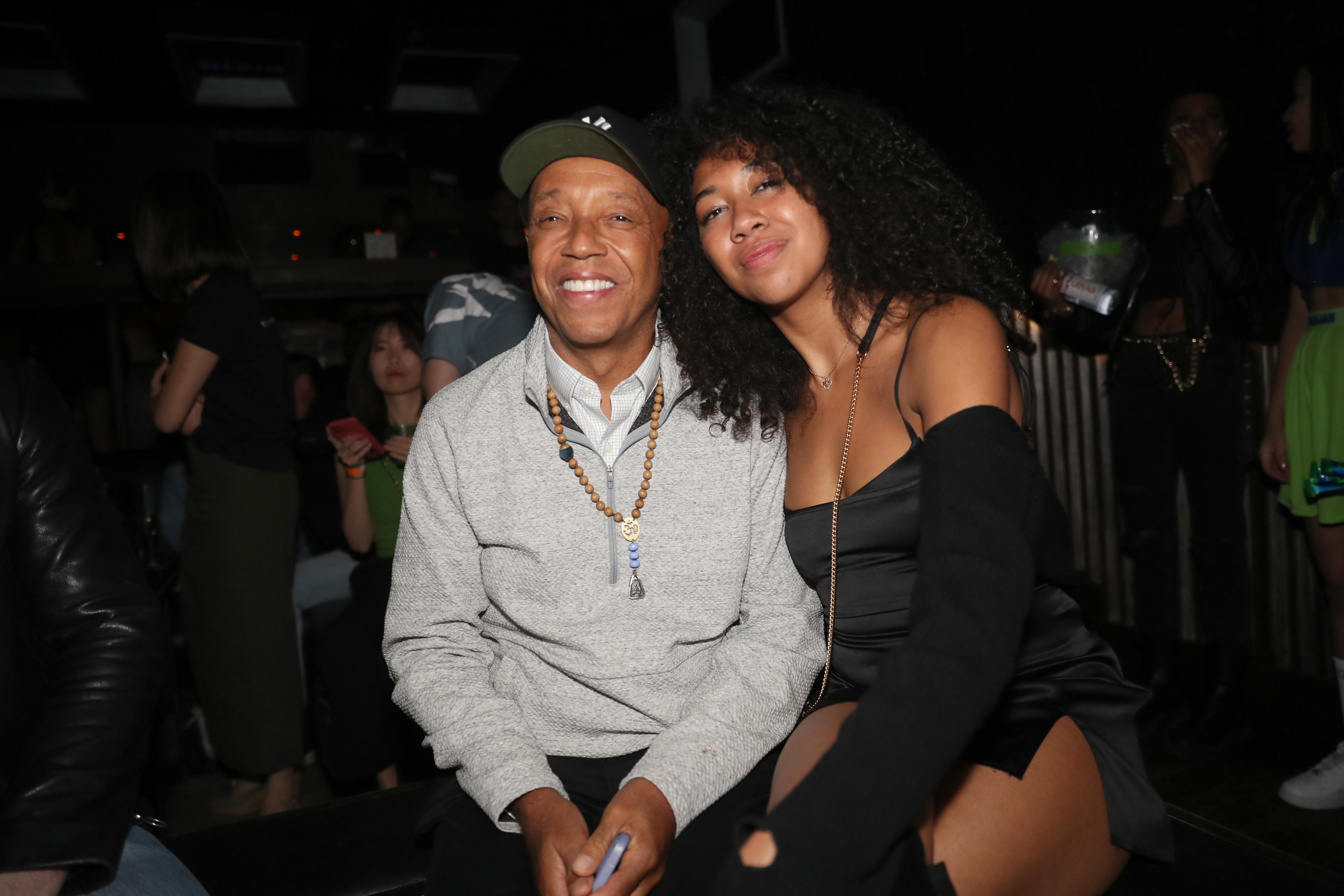 Alongside model mom Kimora, Aoki's dad is music producer Russell Simmons