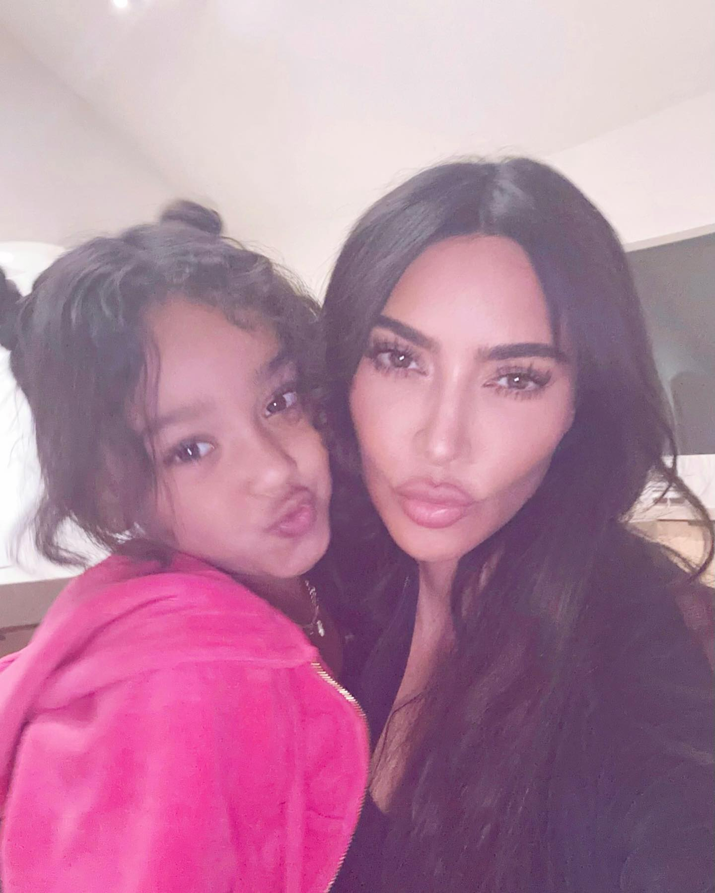 Kim and Chicago twin with matching pouts