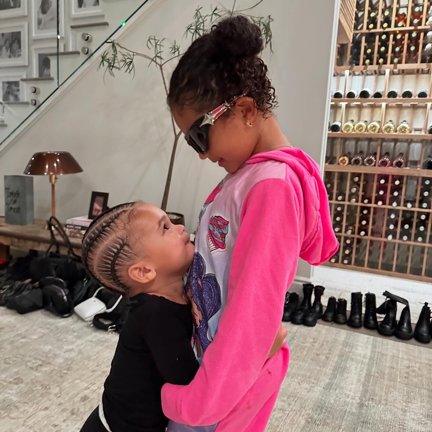 The siblings showed their adorable bond in the photos