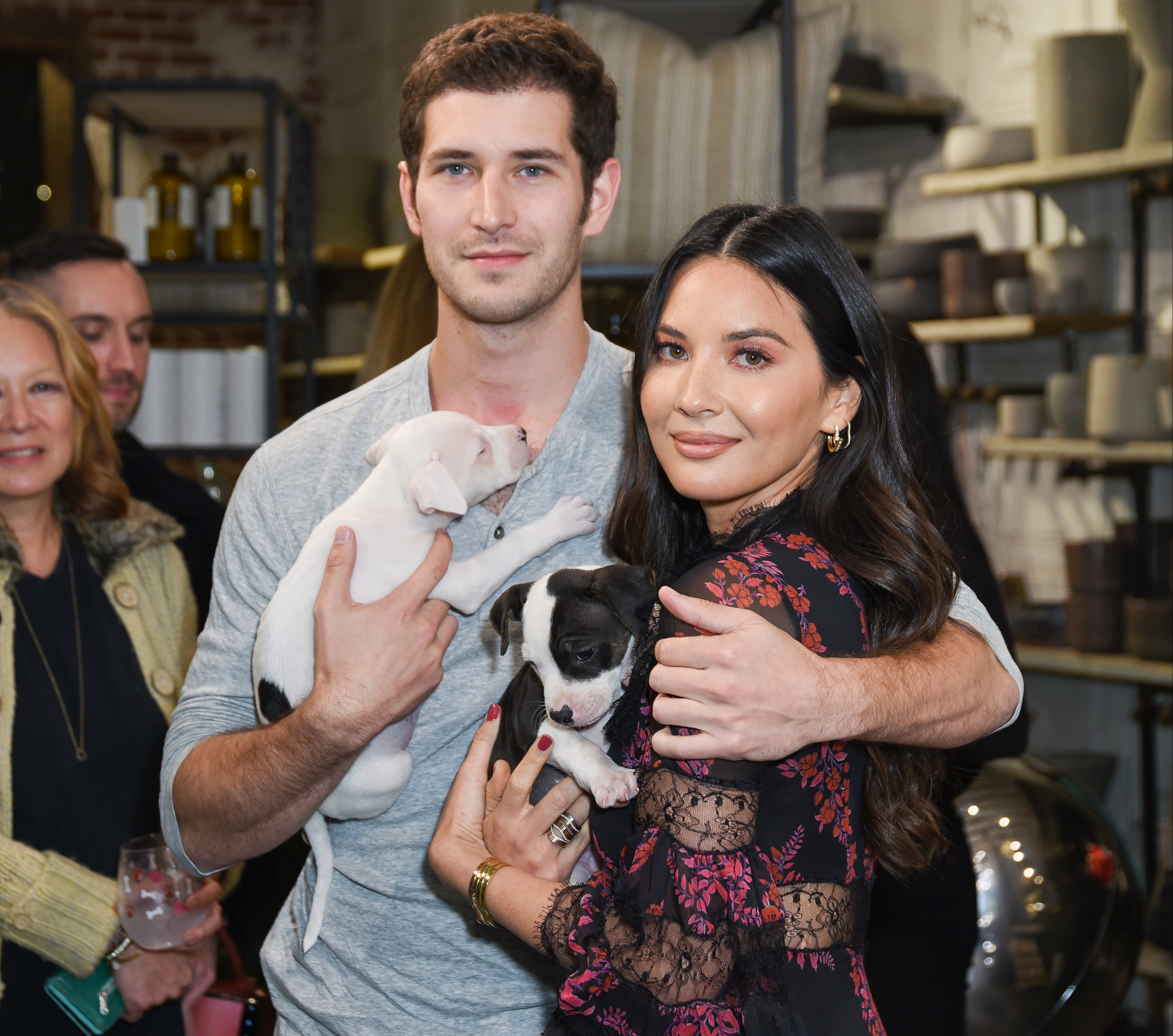 Olivia Munn and Tucker Roberts pictured together in November 2019
