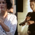 Phoebe Waller-Bridge in Indiana Jones movie and Angelina Jolie as Lara Croft in Tomb Raider series