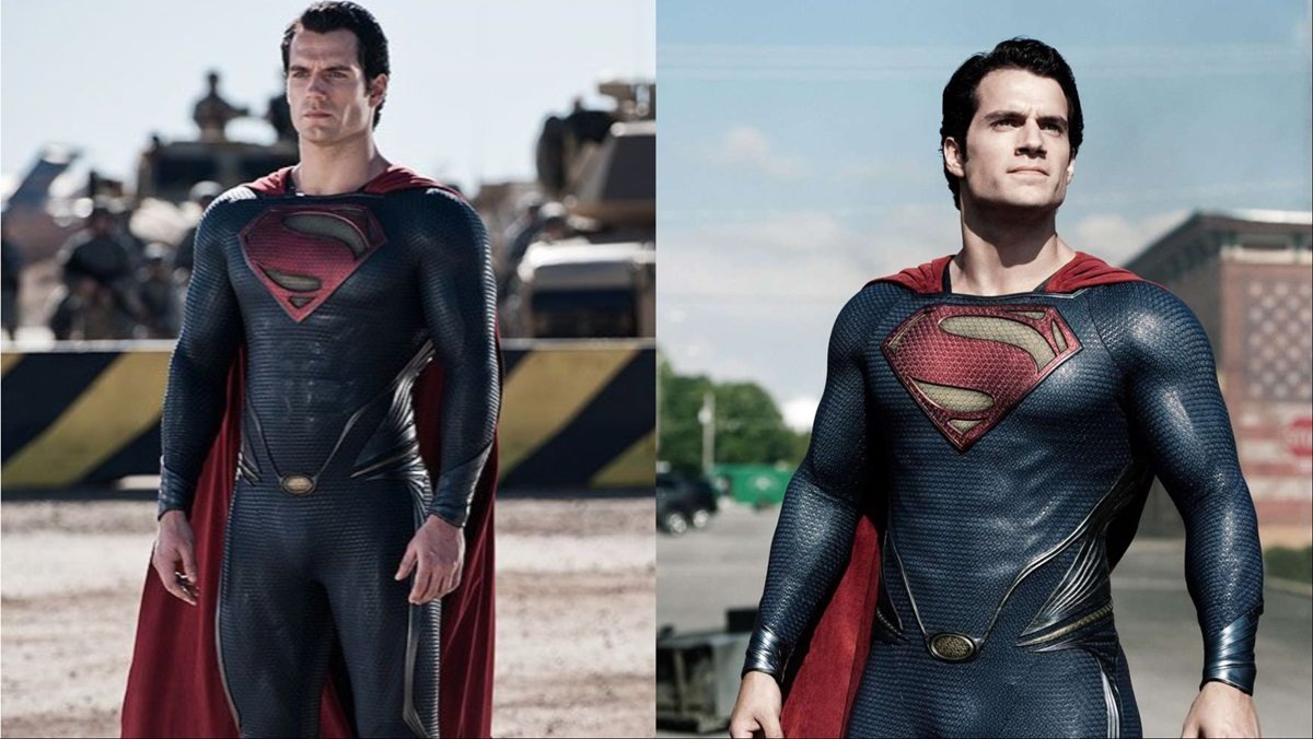 Henry Cavill's Superman costume from Man of Steel and  Batman v Superman.