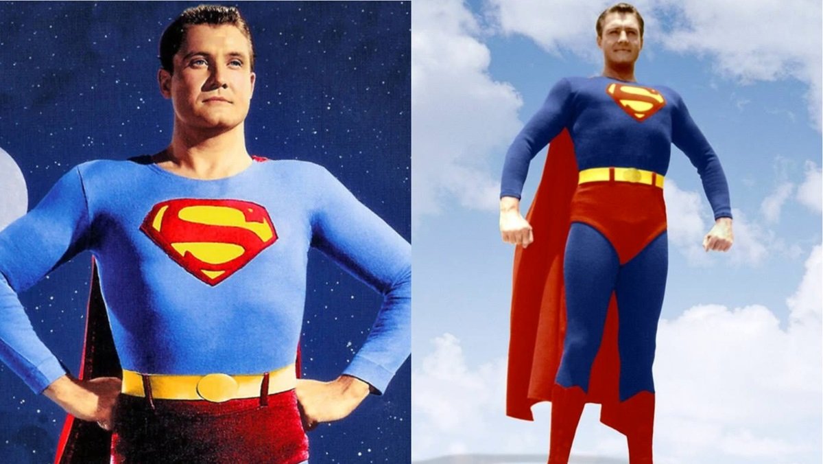George Reeves as television's first Superman.