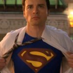 Tom Welling reveals his Superman costume in the final episode of Smallville (2011)
