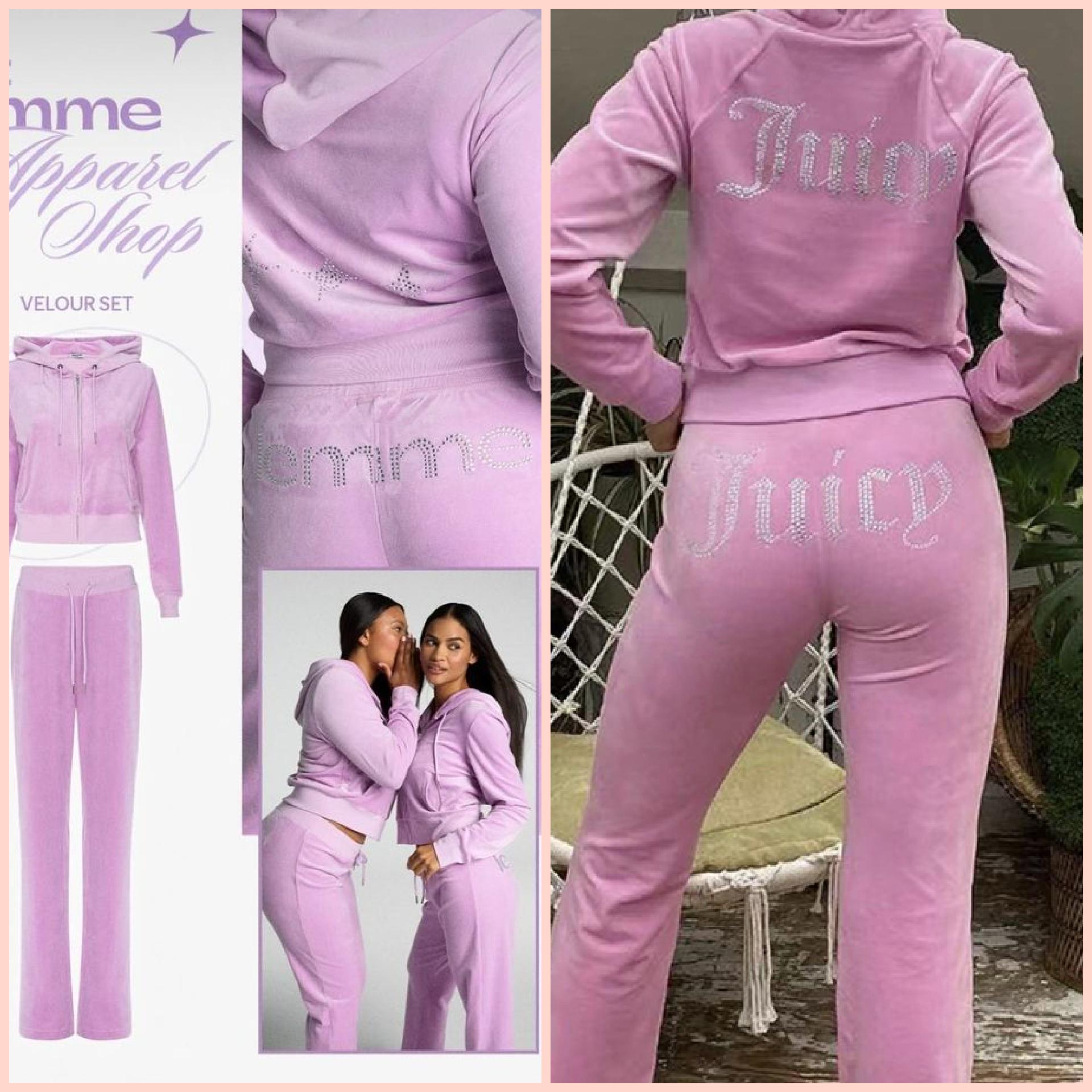 Fans compared Kourtney's tracksuit to Juicy Couture's iconic design