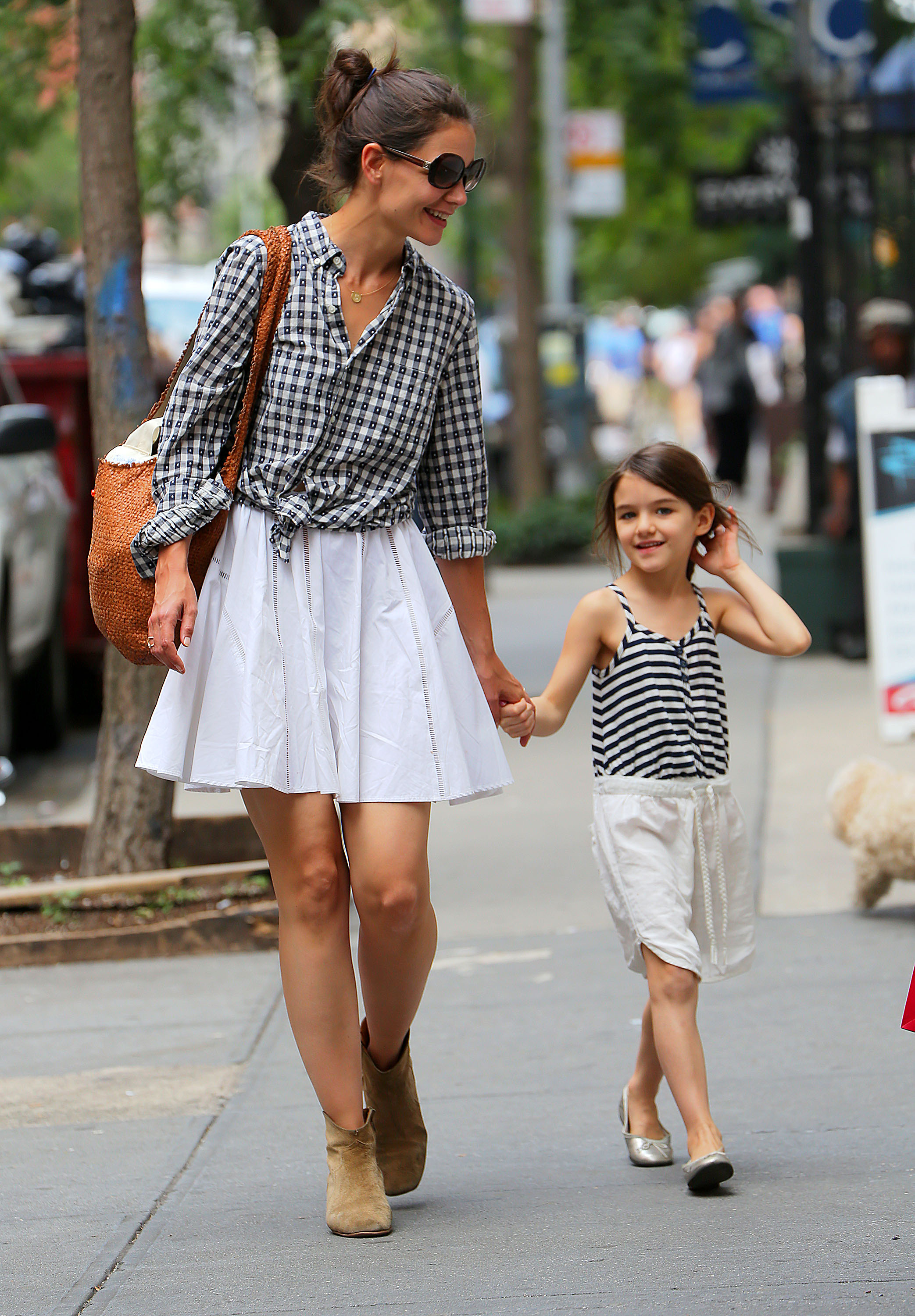 Noelle is the middle name of Suri's mother, Katie Holmes, who she remains extremely close with
