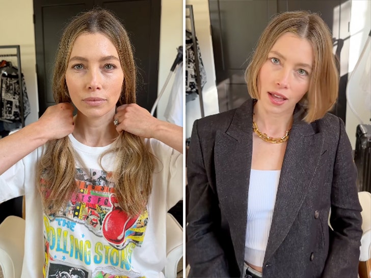 jessica biel new hair