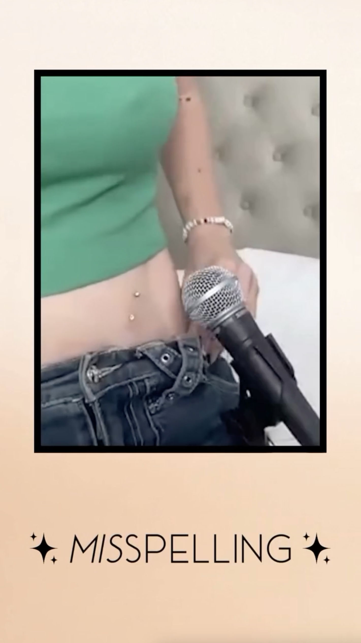 Tori revealed the dermal piercing to her best friend Jess during her podcast