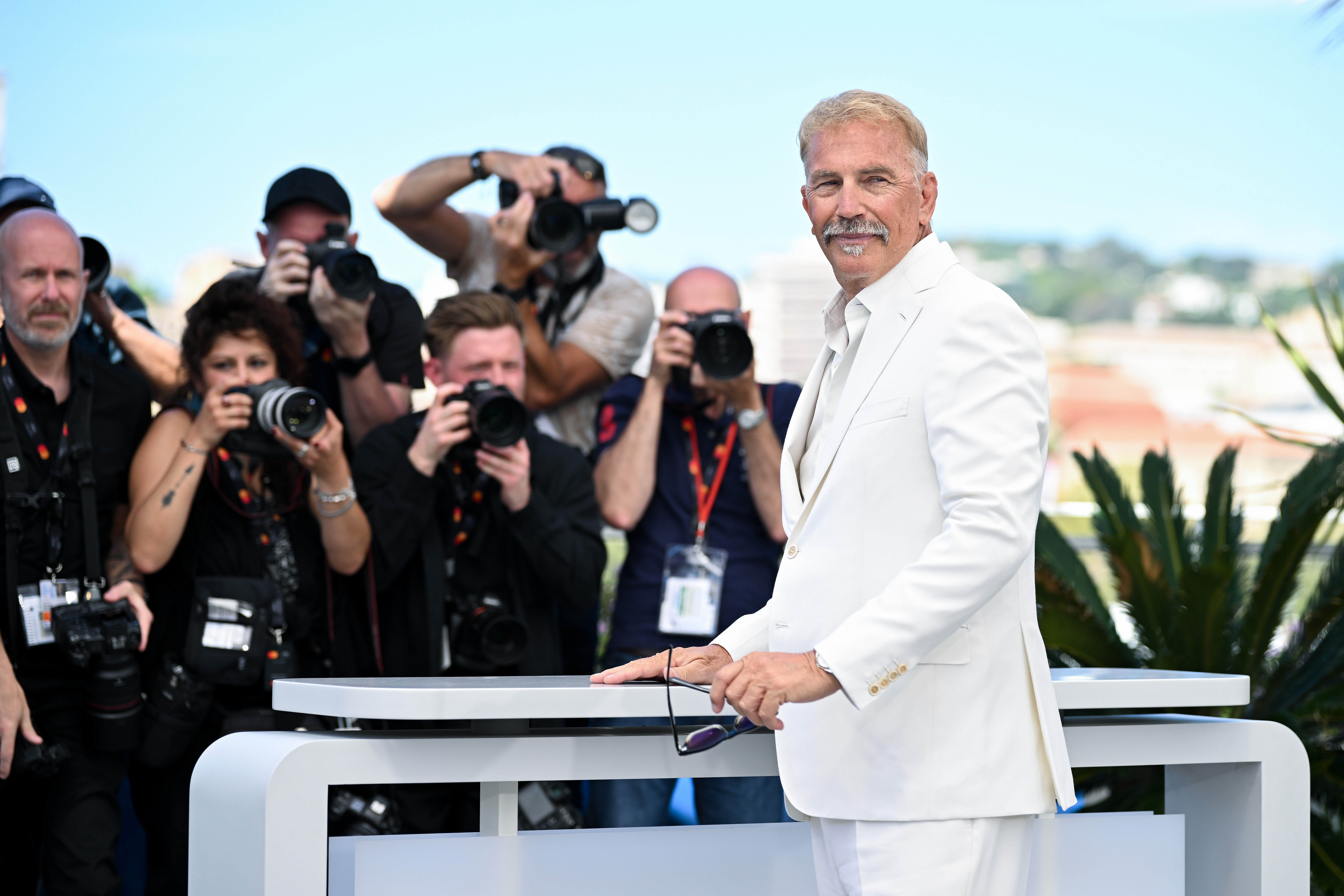 The actor debuted his new film at Cannes over the weekend