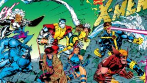 Jim Lee's gatefold cover for X-Men #1.