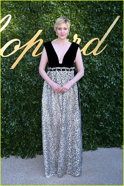 Greta Gerwig at the Chopard dinner