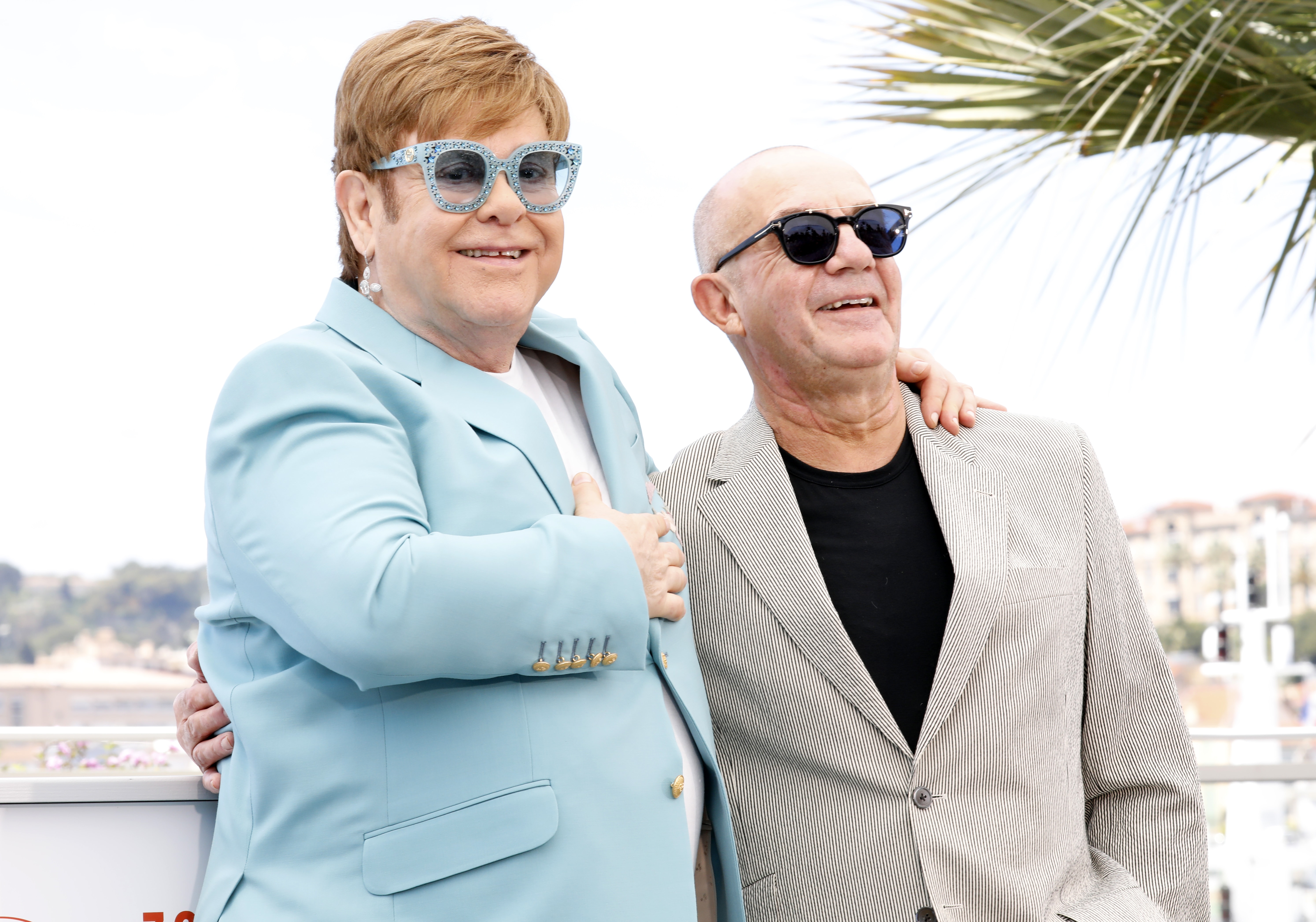 Lyricist Bernie reckons fans will love the record, pictured with Elton