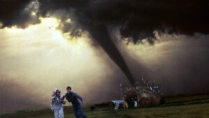 The poster for the 1996 movie Twister.