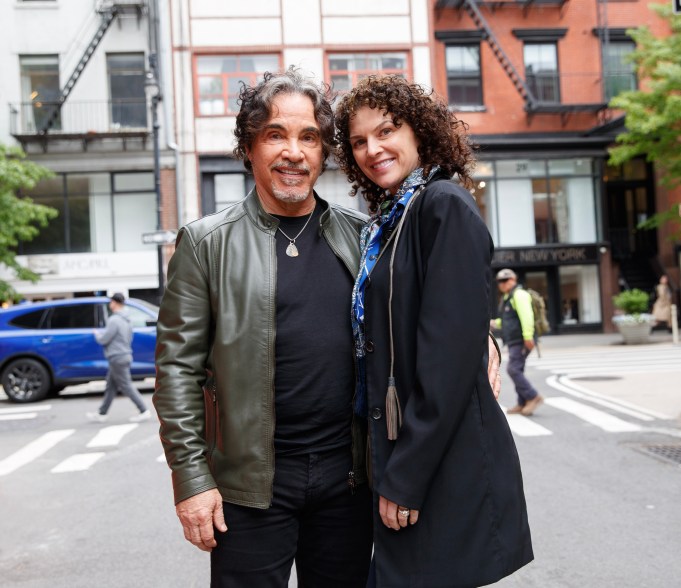 Oates and his wife Aimee.