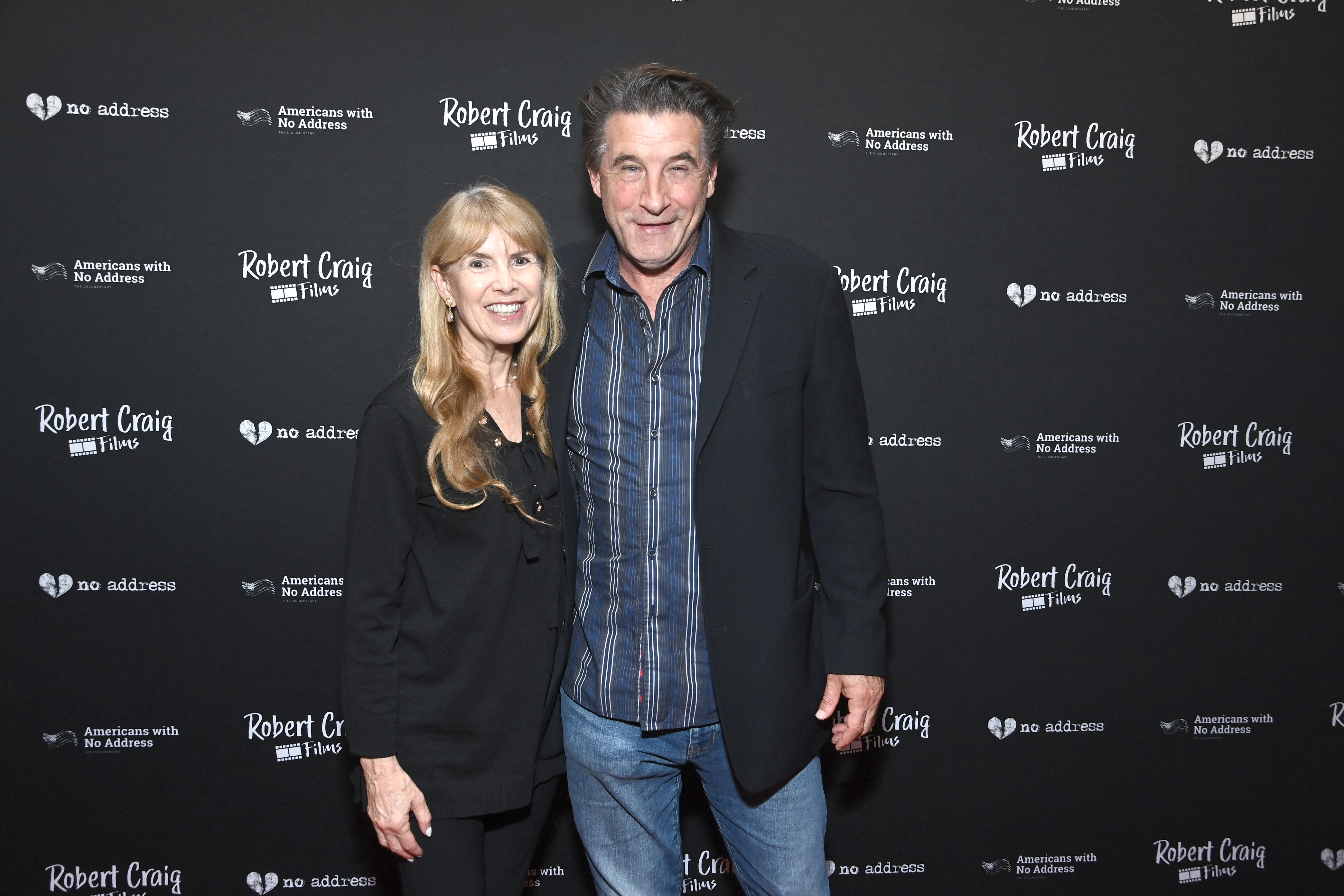 Billy Baldwin (pictured with producer Julia Verdin) spoke exclusively with The U.S. Sun on May 23 at a private screening for Americans With No Address