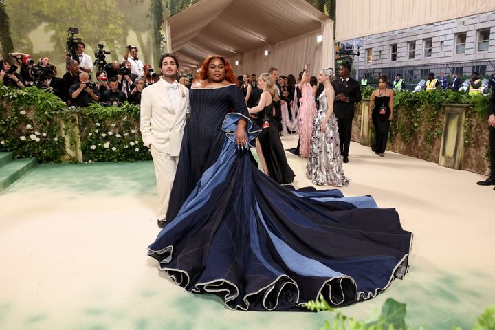 Zac Posen and Da'Vine Joy Randolph attend the 2024 Met Gala celebrating "Sleeping Beauties: Reawakening Fashion" at the Metropolitan Museum of Art on May 6 in New York City.