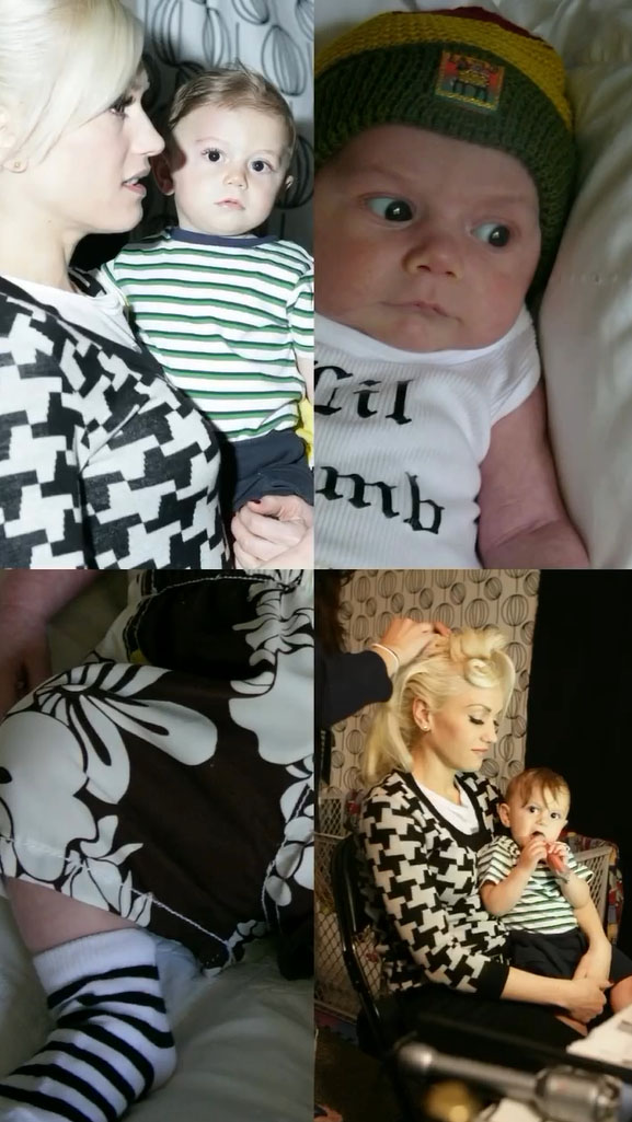 Gwen shared throwback photos of Kingston from when he was a baby