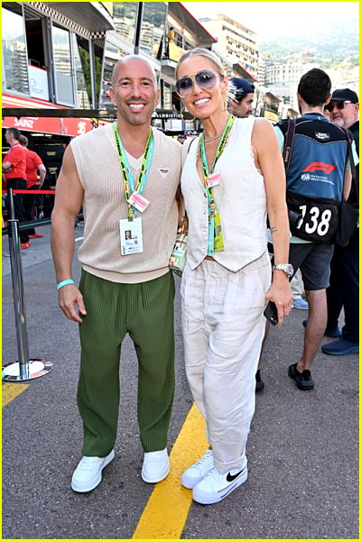 Jason Oppenheim and Mary Fitzgerald at the 2024 Monaco Grand Prix