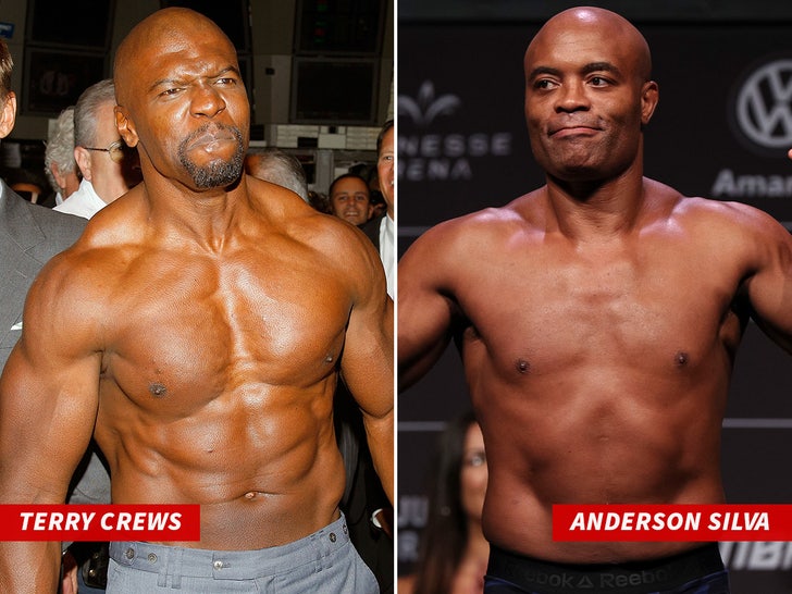 terry crews anderson silva side by side