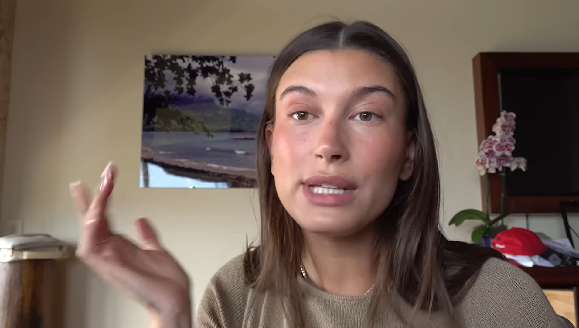 The model shared a simple makeup tutorial with fans, detailing her process