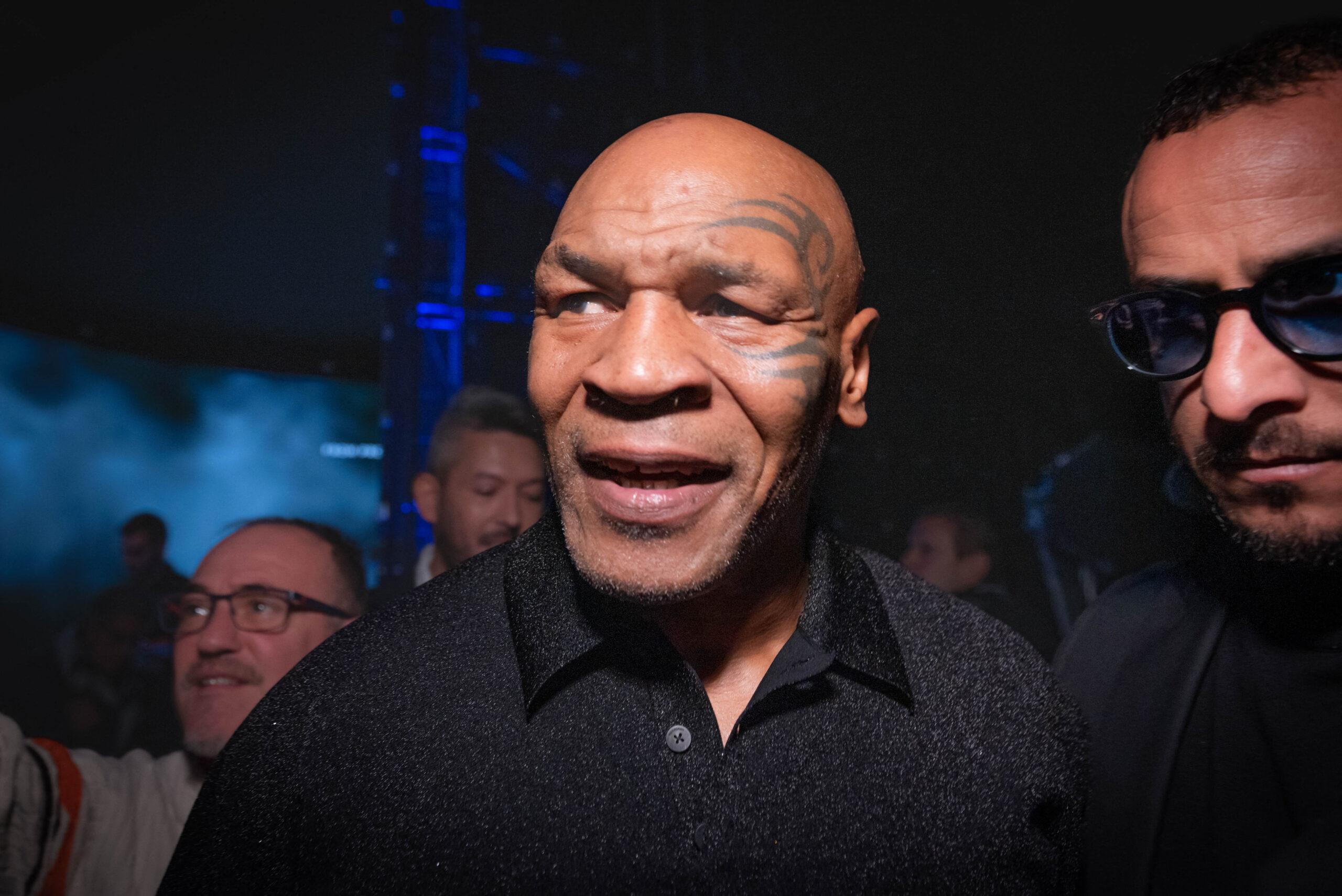 Mike Tyson at the Press Conference for the movie ''Bunny-Man'' by Prodea Group Production in Turin